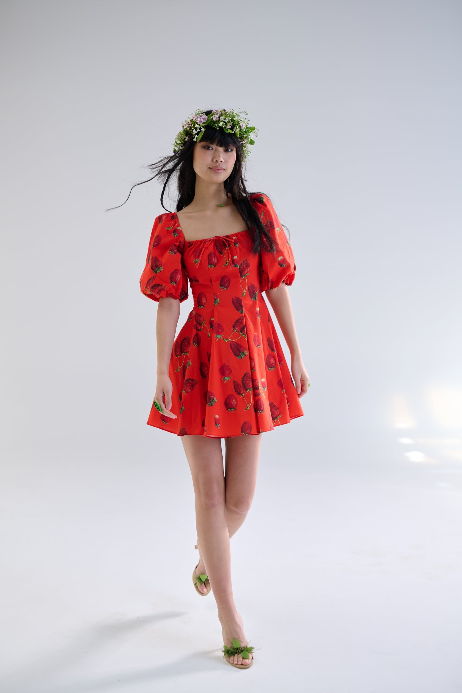 Like Strawberries Mini Day Dress