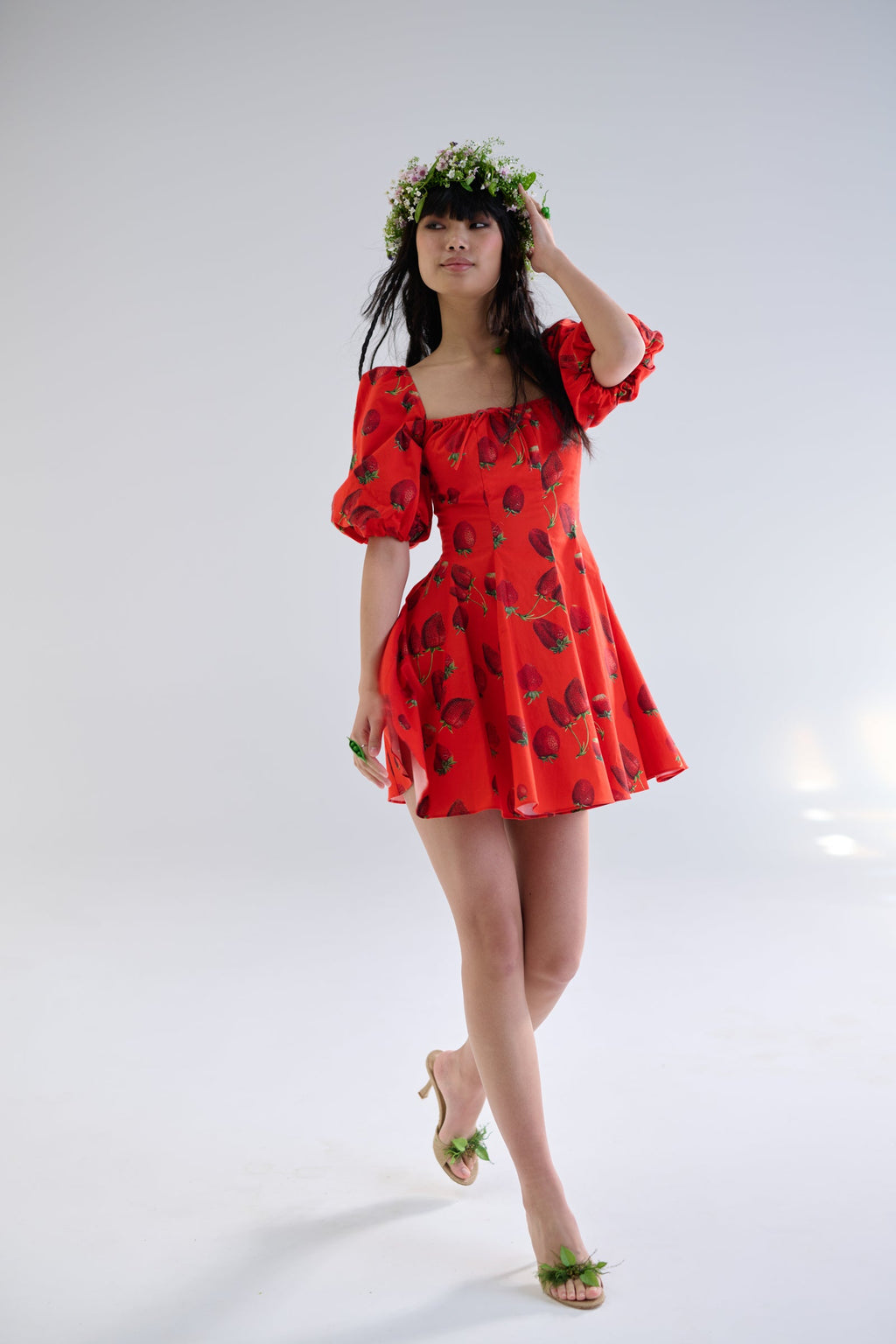 Like Strawberries Mini Day Dress