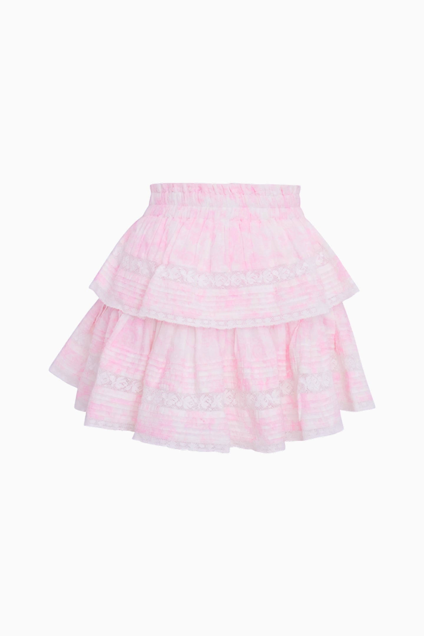 Ruffle Mini Toile Print Skirt