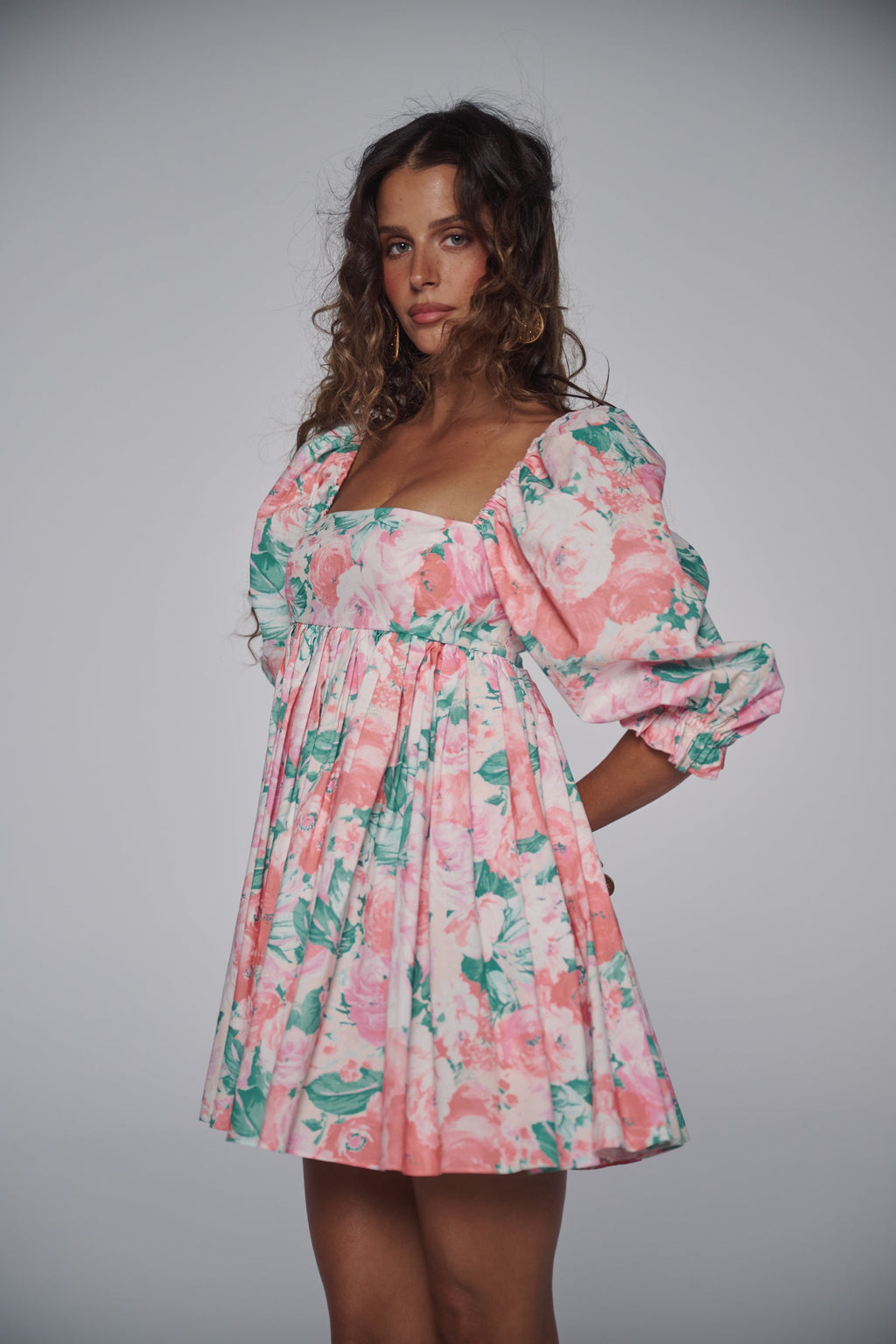 Tender Cotton Puff Dress