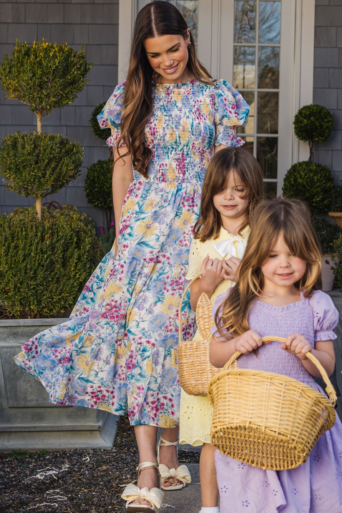 Cordelia Dress in Pretty Plumeria