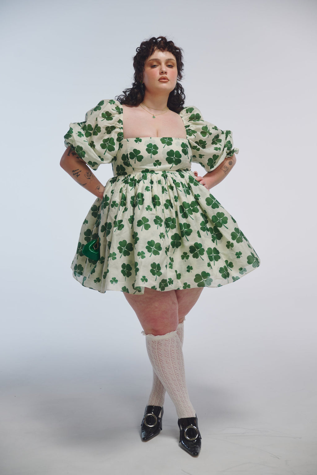 Luck Of The Irish Puff Dress