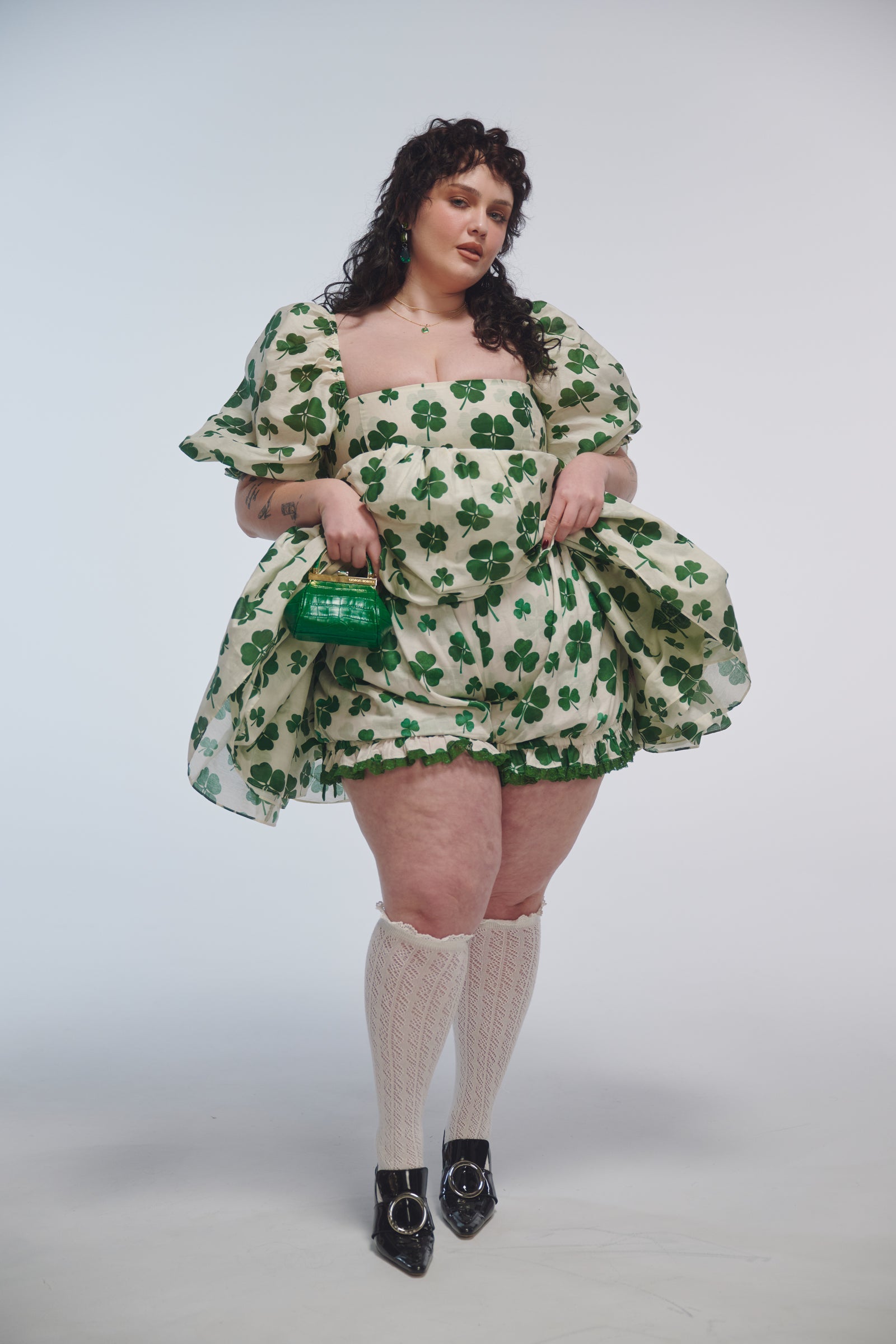 Luck Of The Irish Puff Dress
