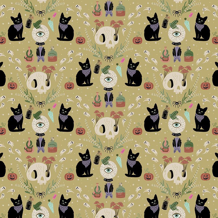 Elizabeth Dress in Mystical Cats