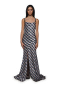 Cleo Plaid Maxi Dress