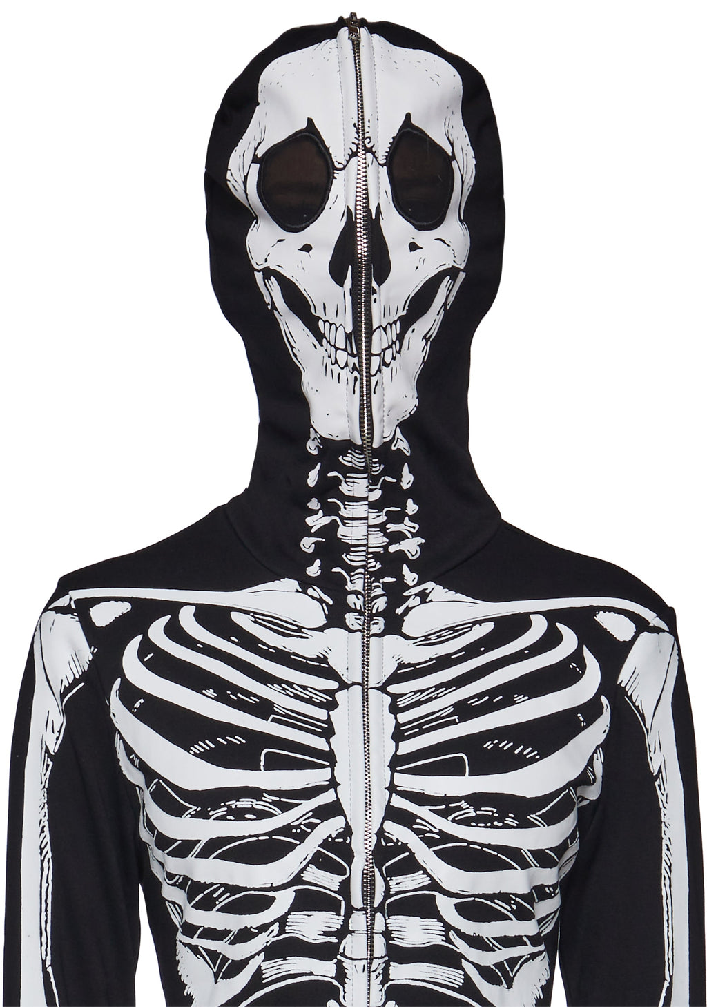 Skelly Zip Up Hoodie Dress