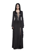 Gothic Pentagram Maxi Dress