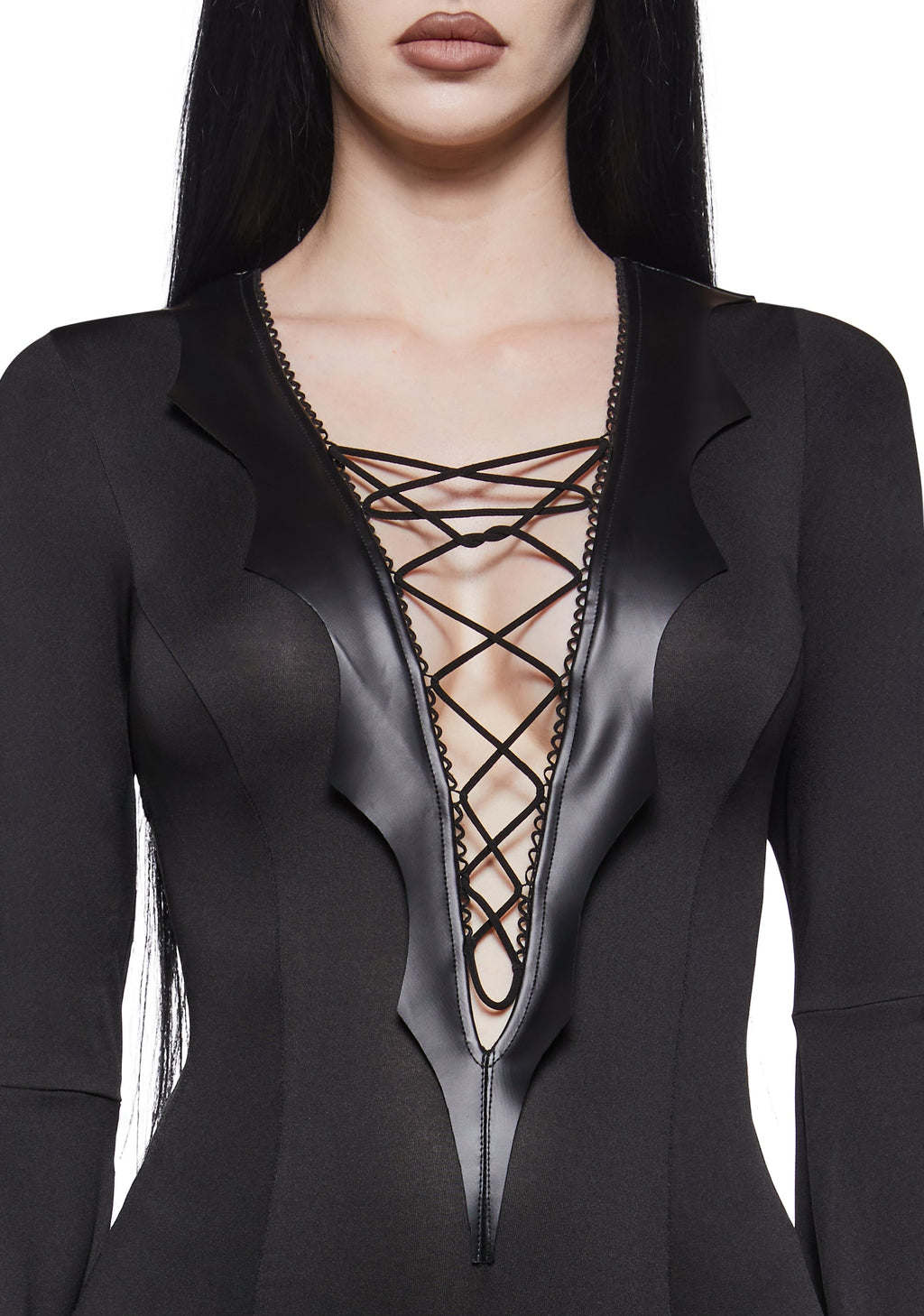 Gothic Pentagram Maxi Dress
