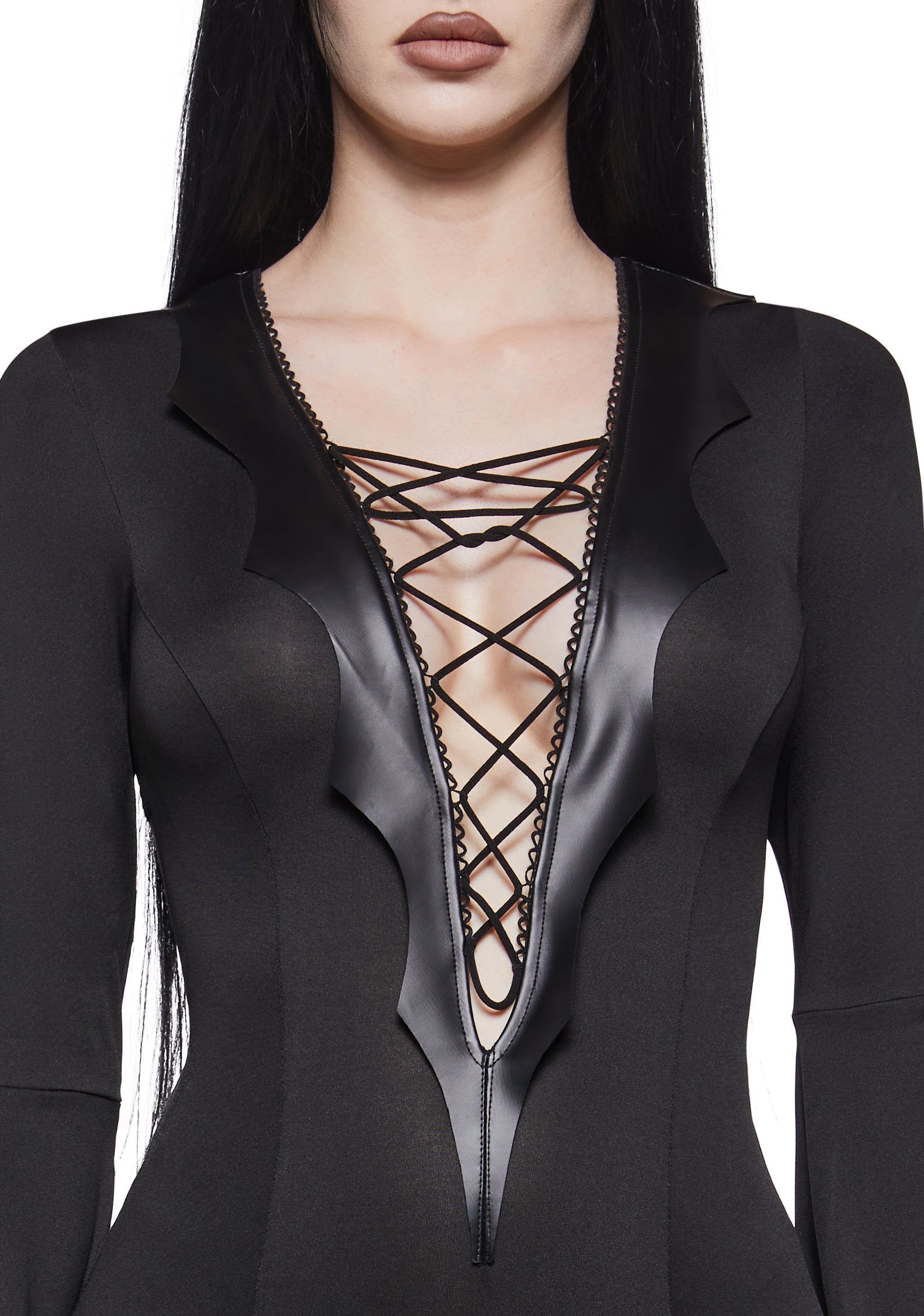 Gothic Pentagram Maxi Dress
