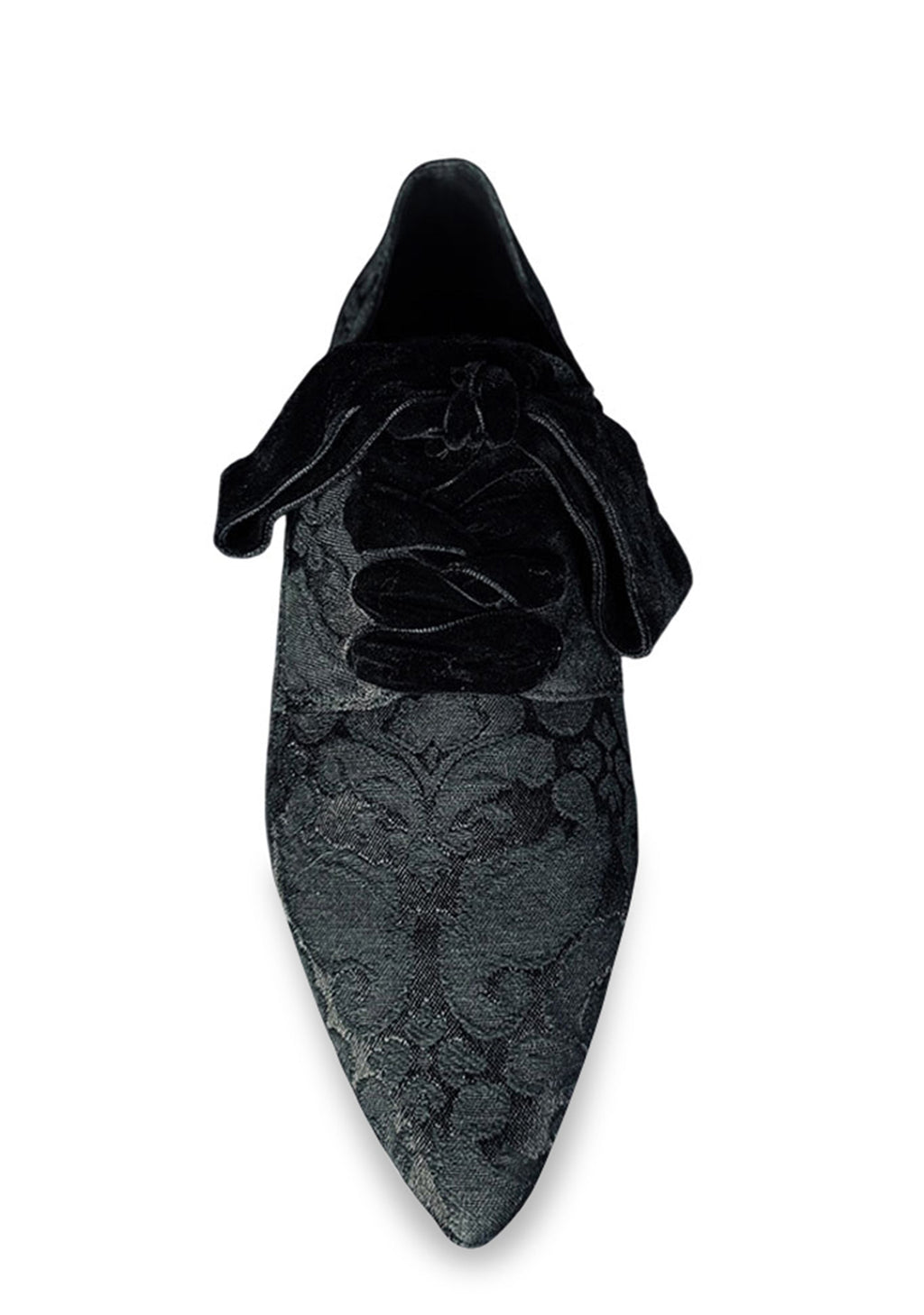 Crime Wave Brocade Pointed Dress Shoes