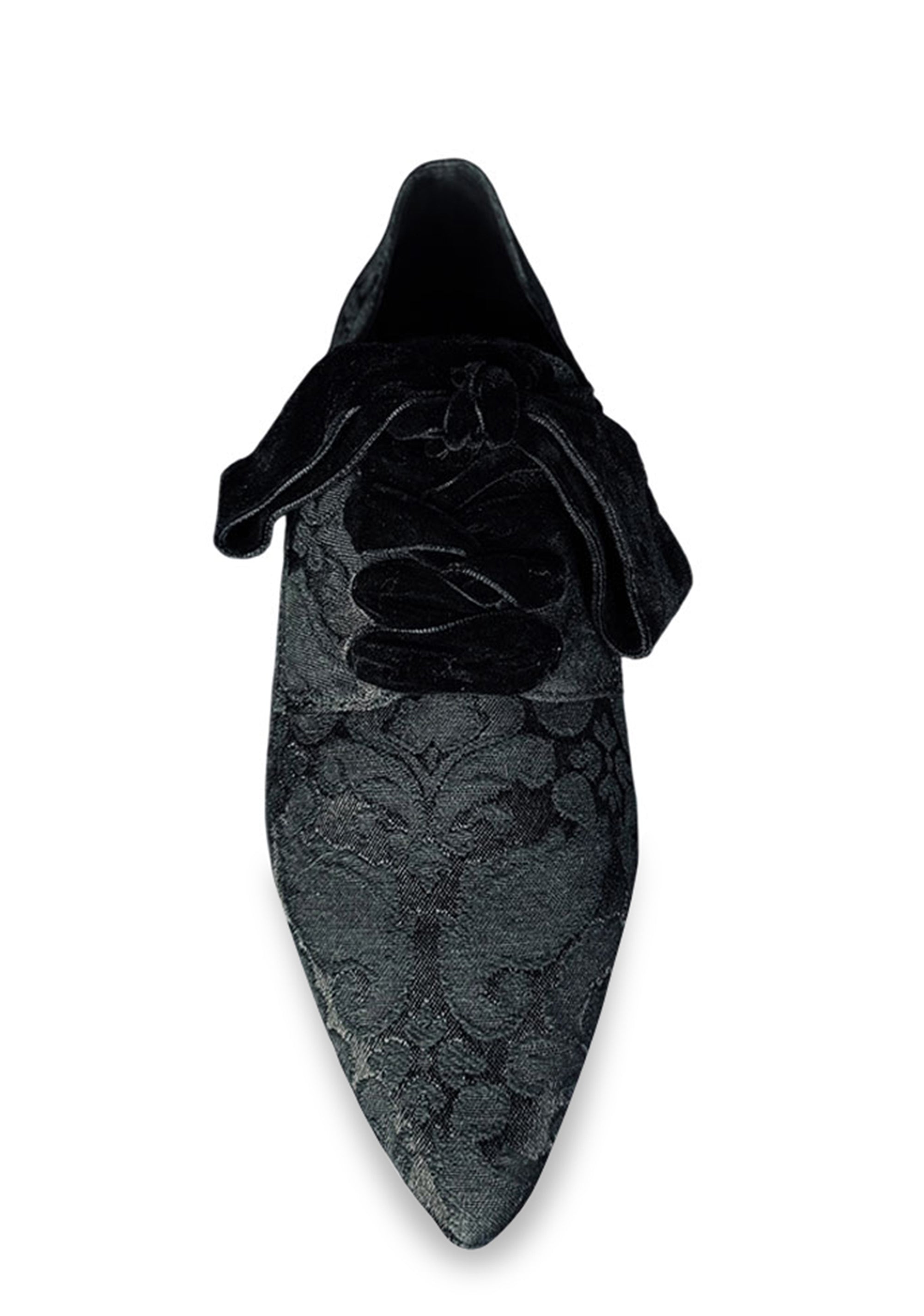 Crime Wave Brocade Pointed Dress Shoes
