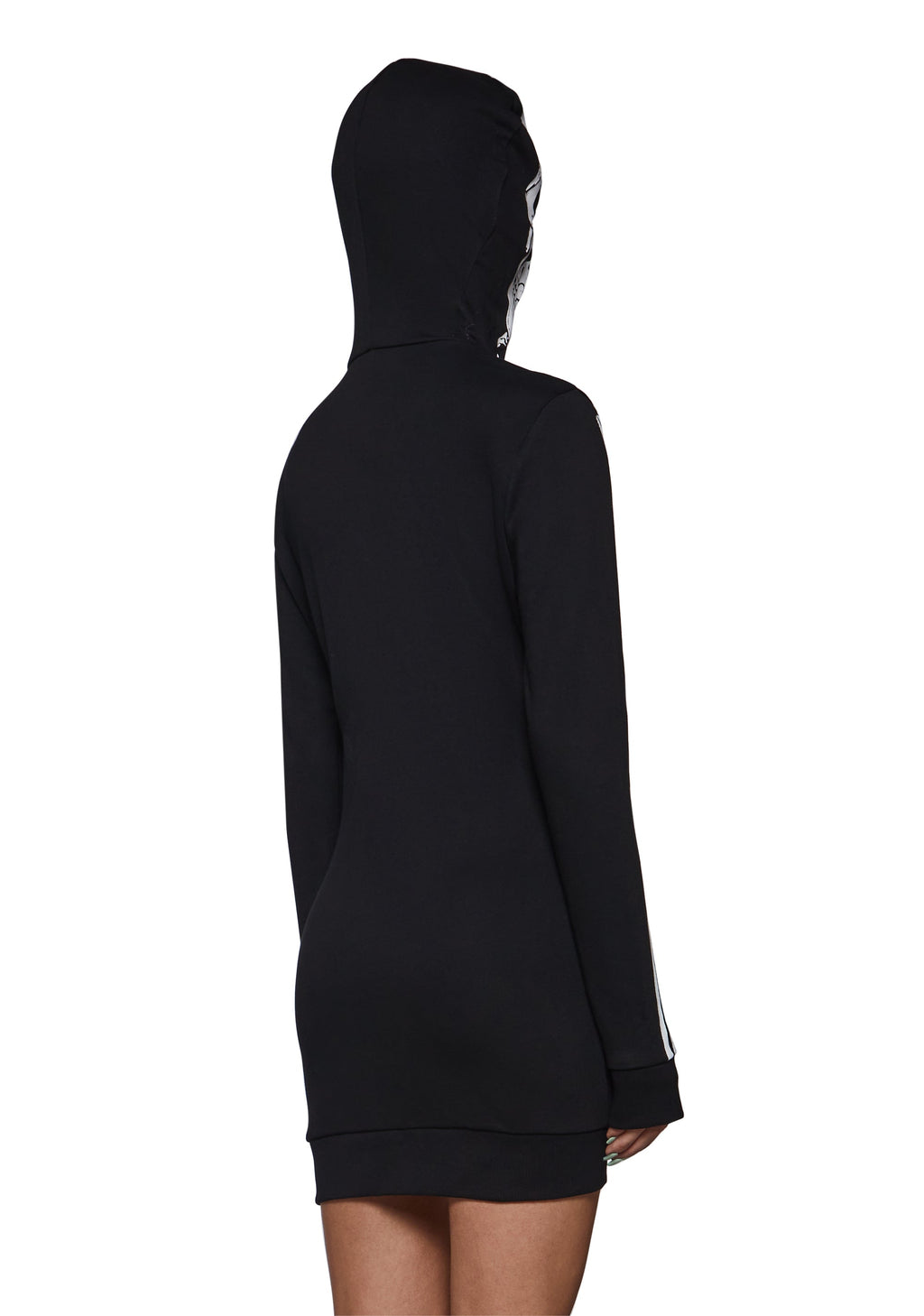 Skelly Zip Up Hoodie Dress