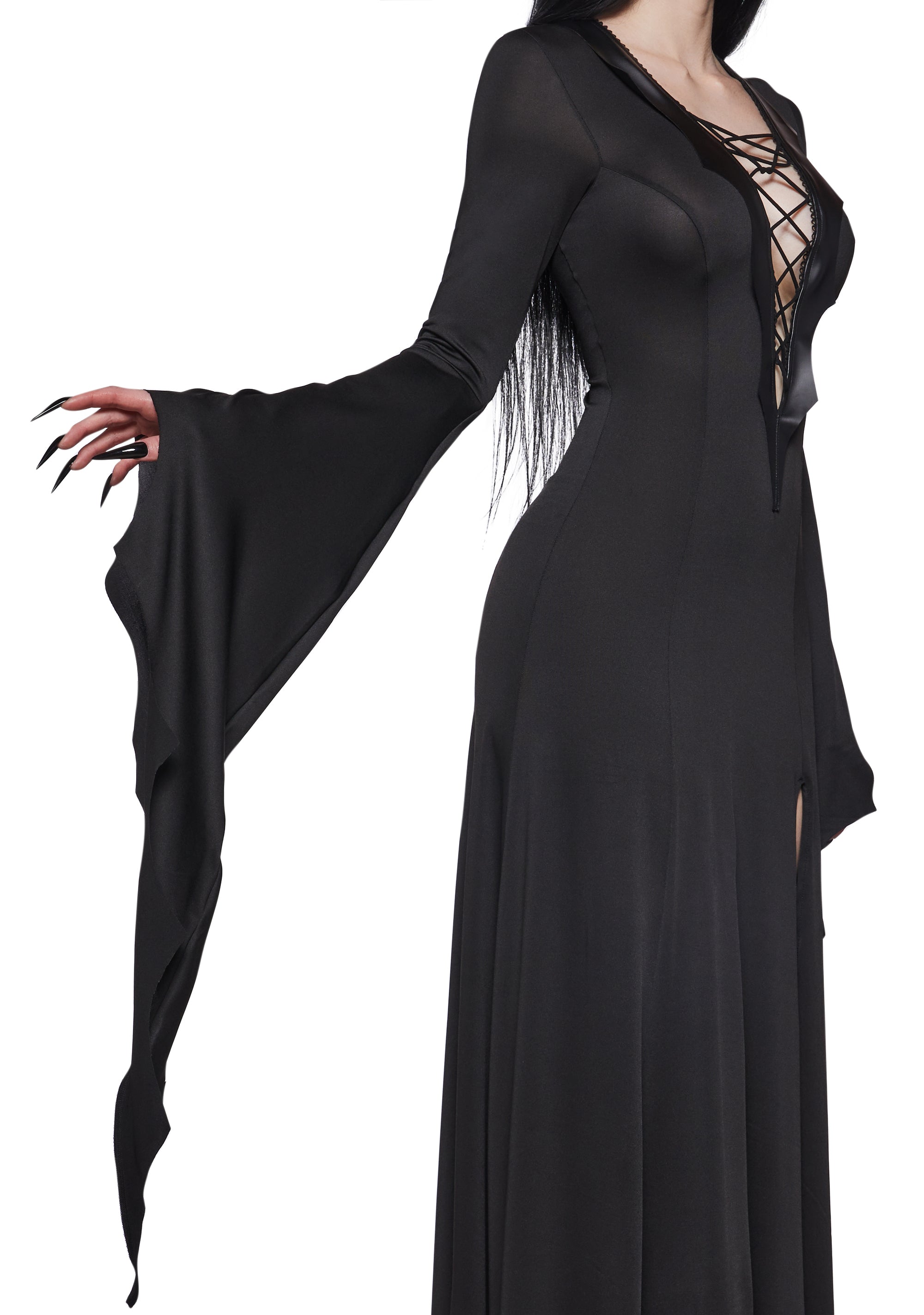 Gothic Pentagram Maxi Dress
