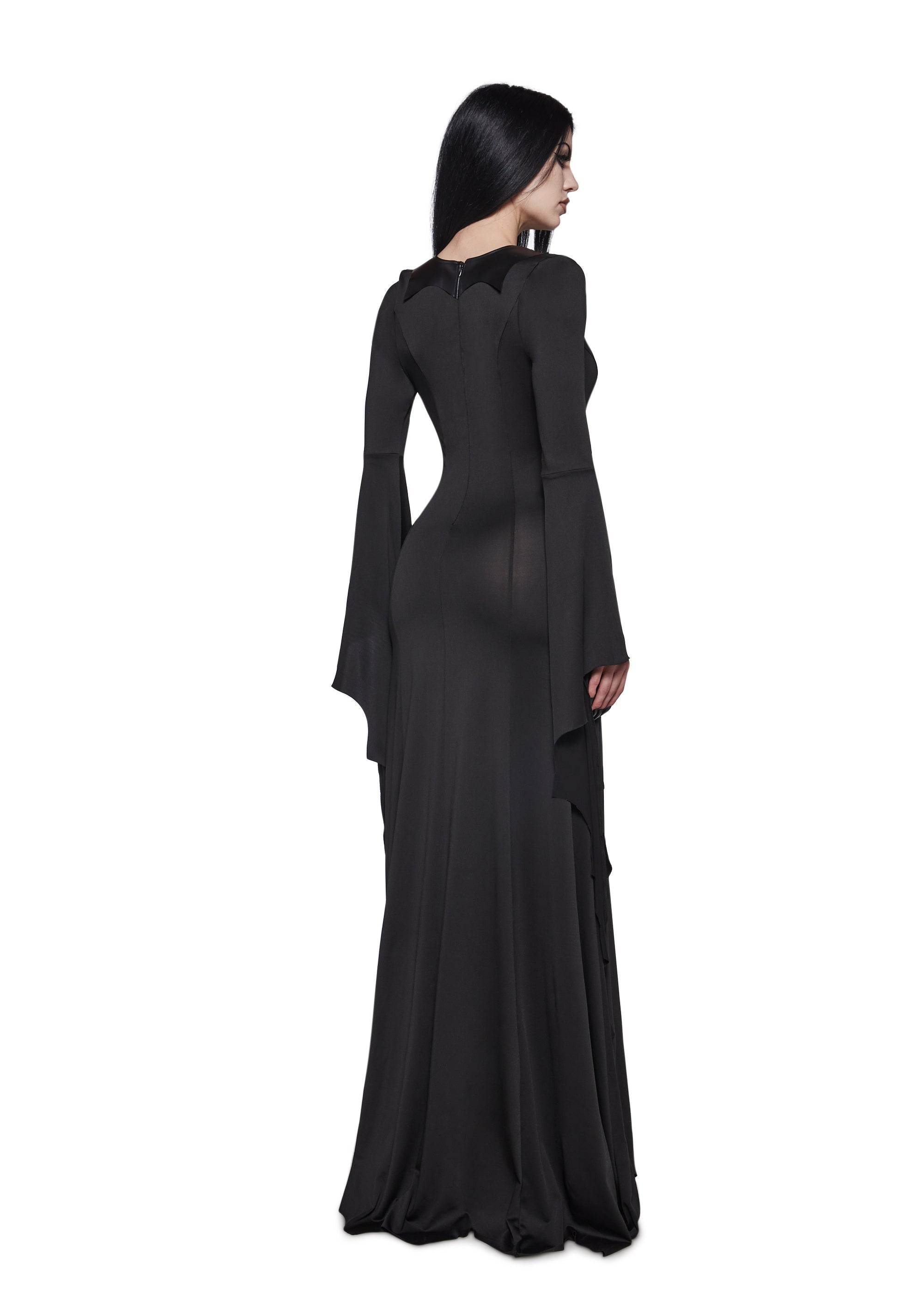 Gothic Pentagram Maxi Dress